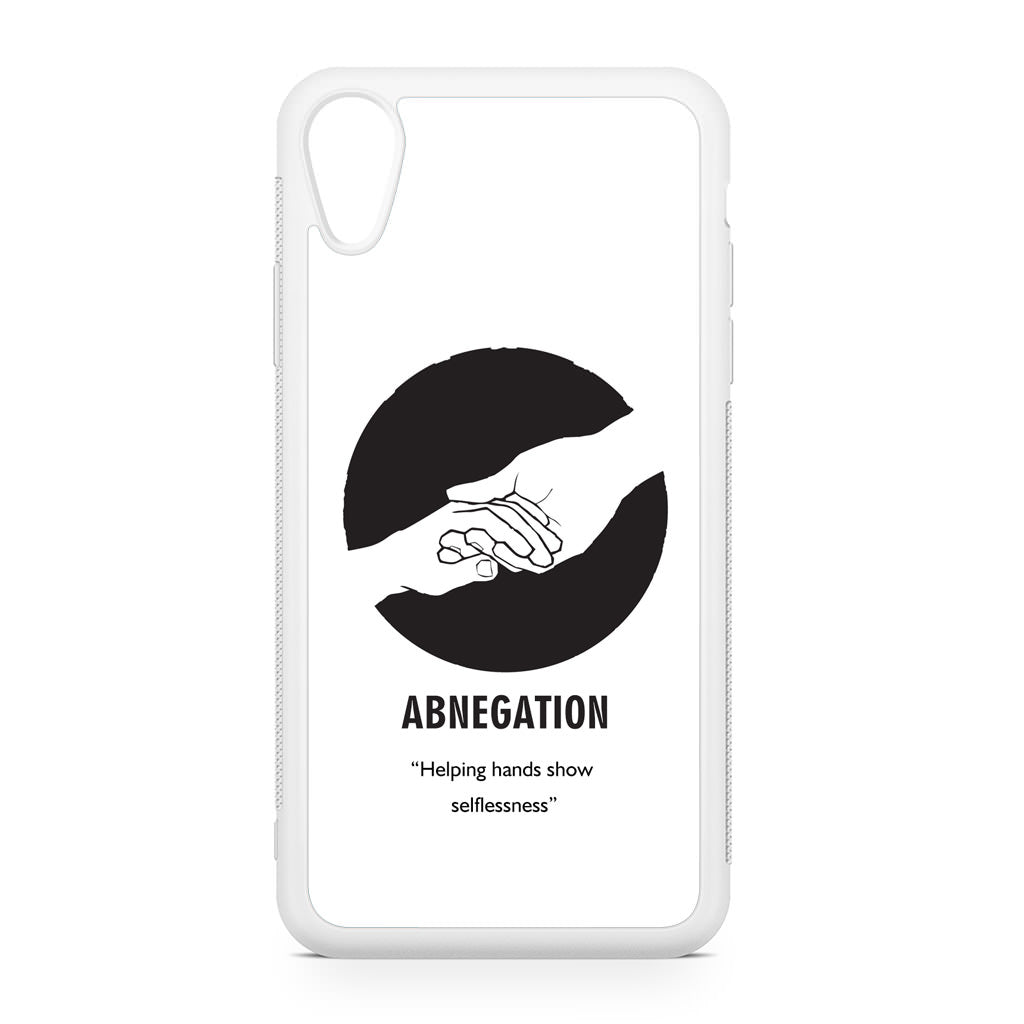 Abnegation Divergent Faction iPhone XR Case