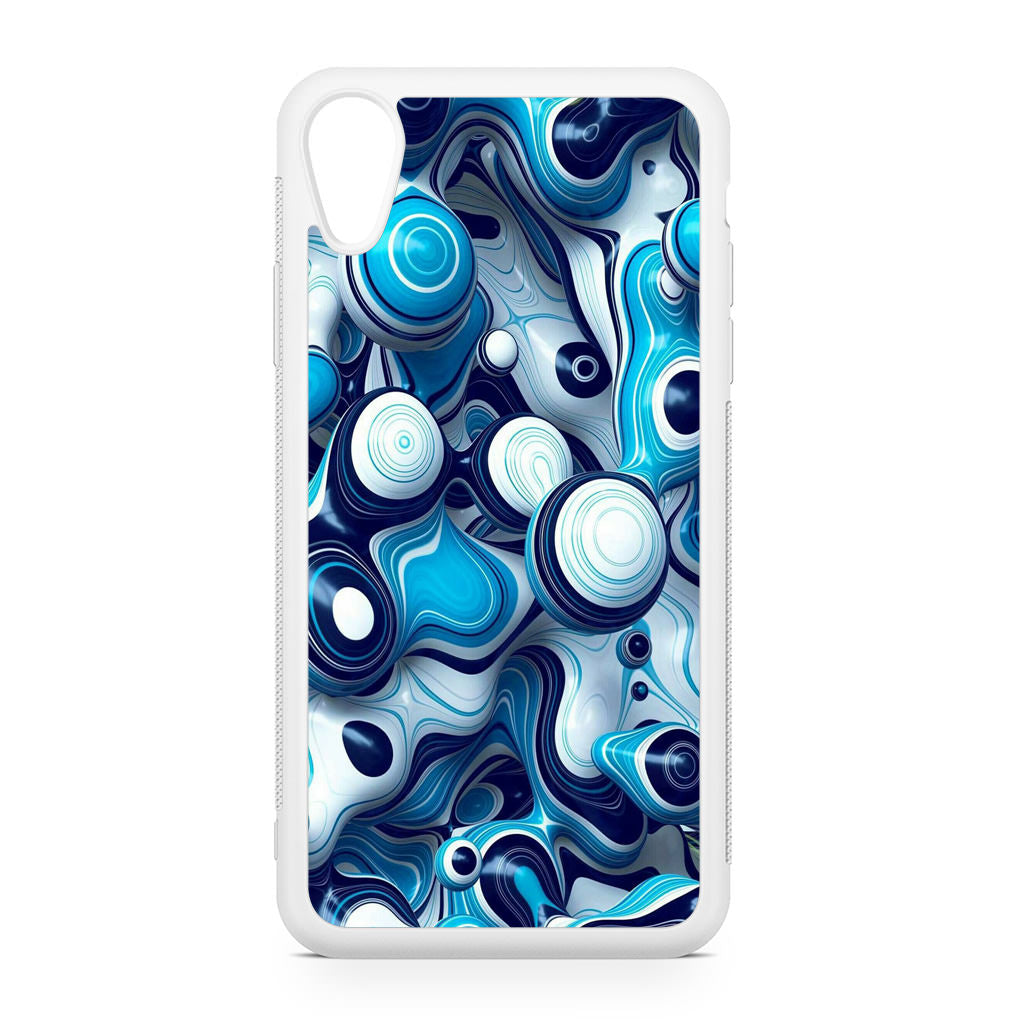 Abstract Art All Blue iPhone XR Case