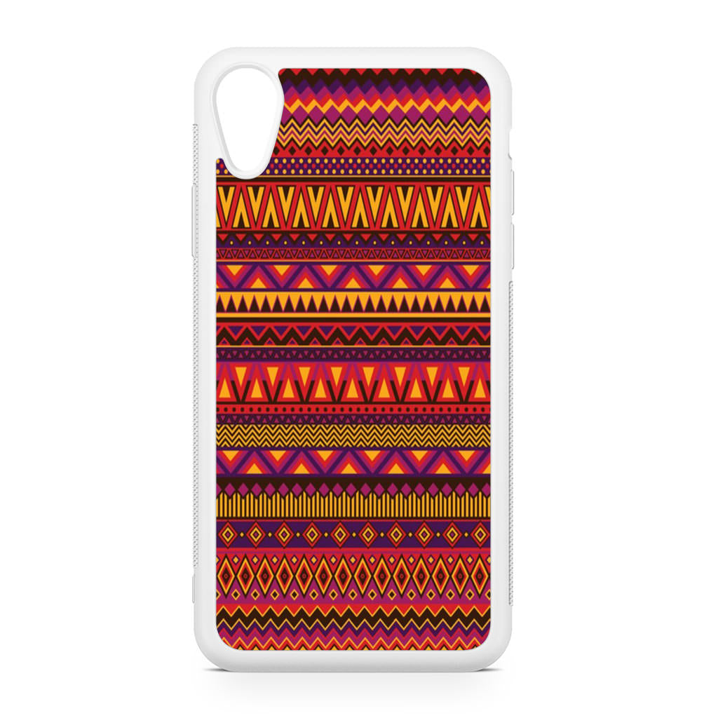 African Aztec Pattern iPhone XR Case