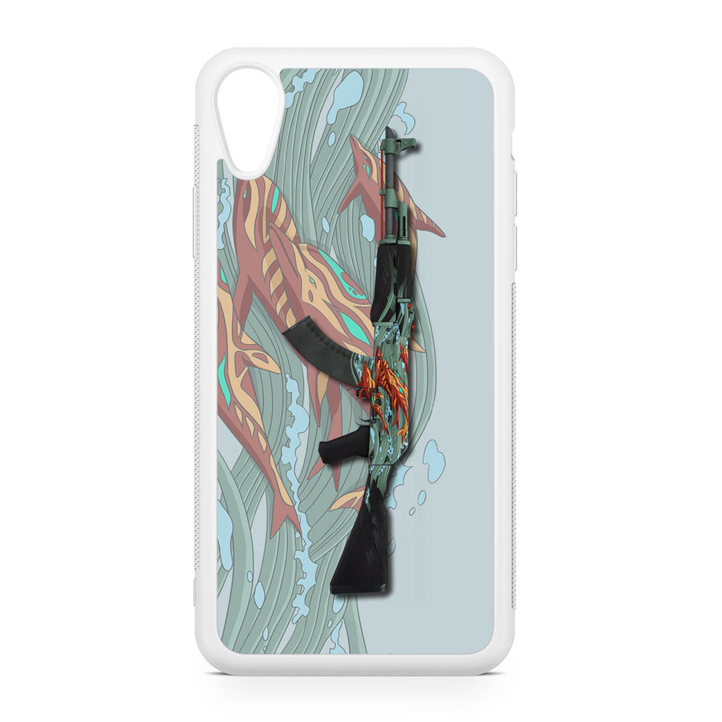 AK-47 Aquamarine Revenge iPhone XR Case