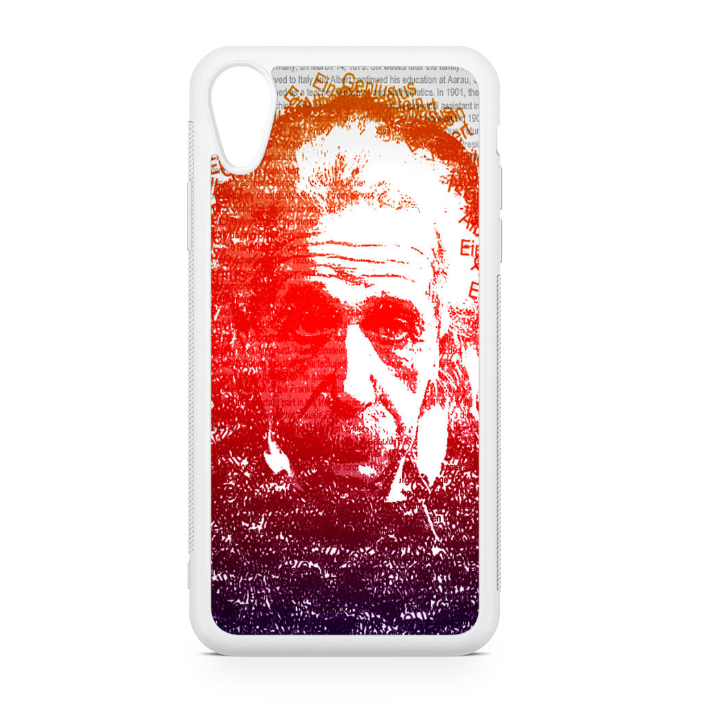 Albert Einstein Art iPhone XR Case