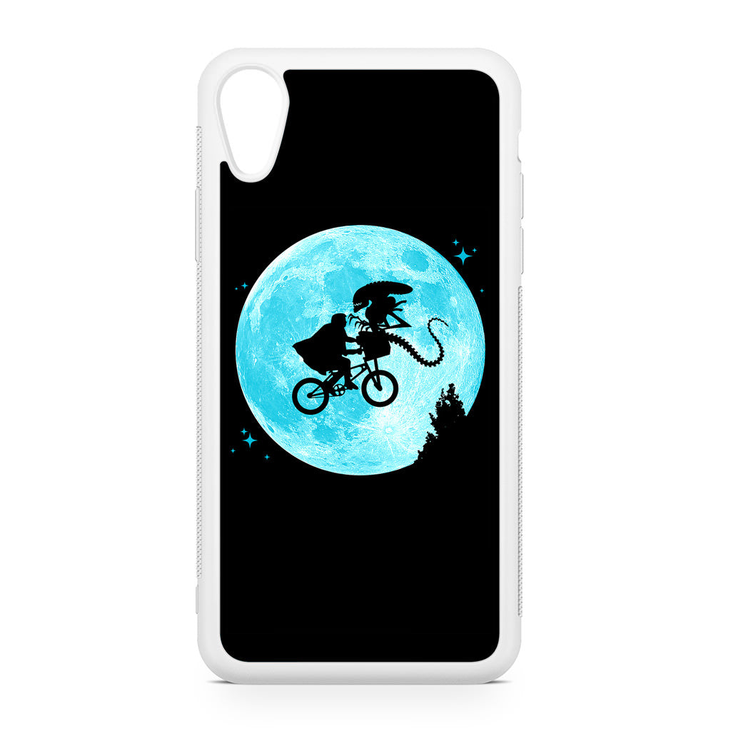 Alien Bike to the Moon iPhone XR Case