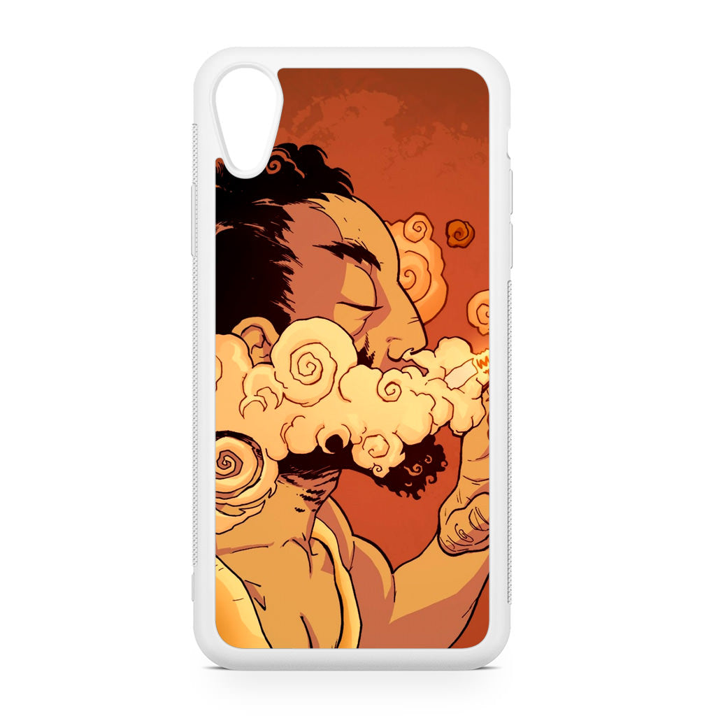 Artistic Psychedelic Smoke iPhone XR Case