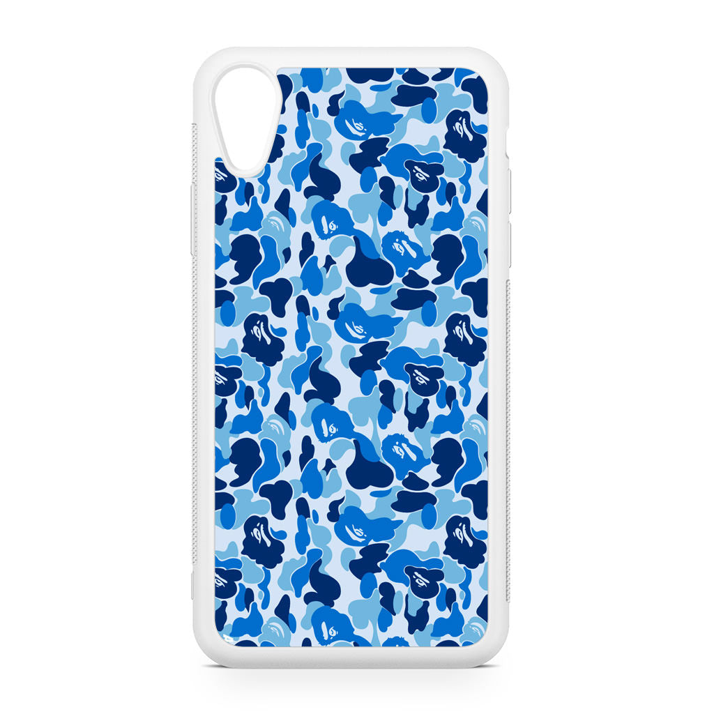 Blue Camo iPhone XR Case