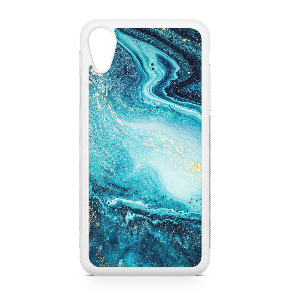 Blue Water Glitter iPhone XR Case