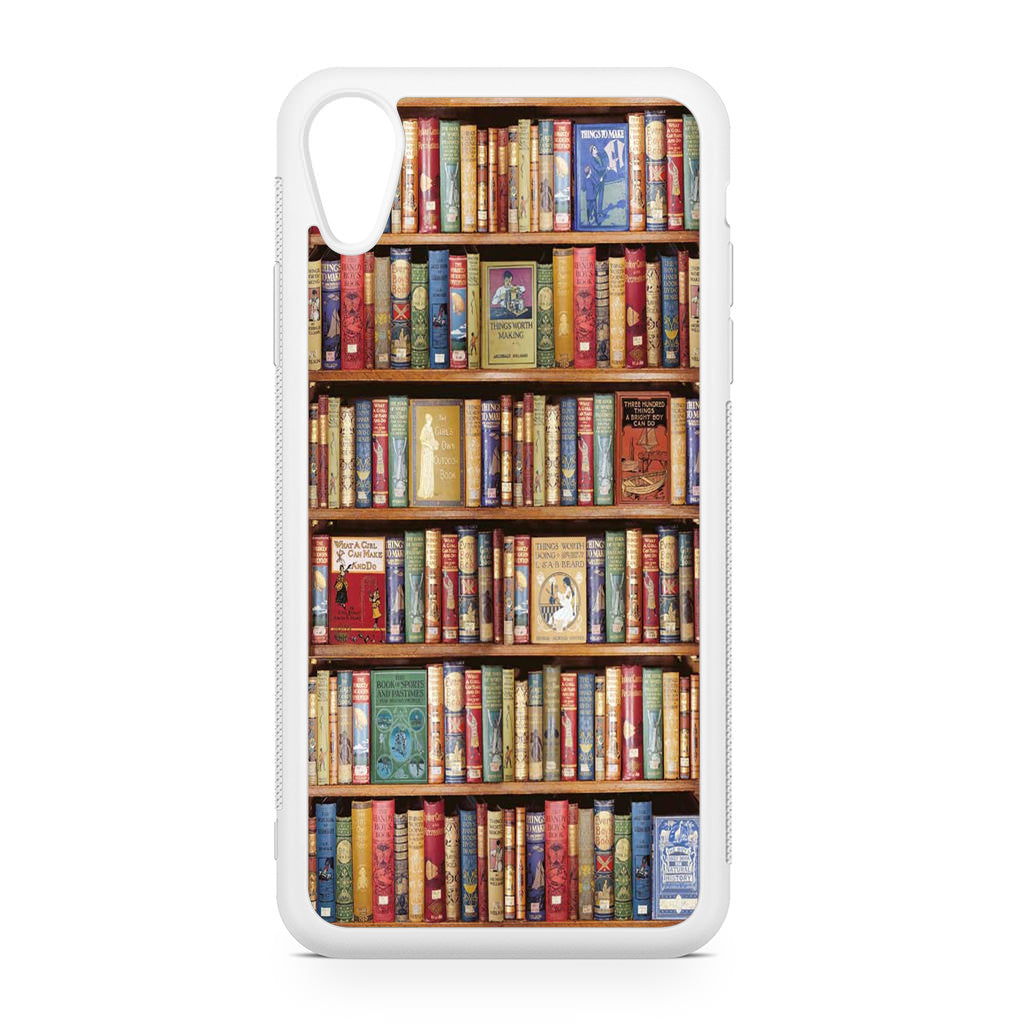 Bookshelf Library iPhone XR Case