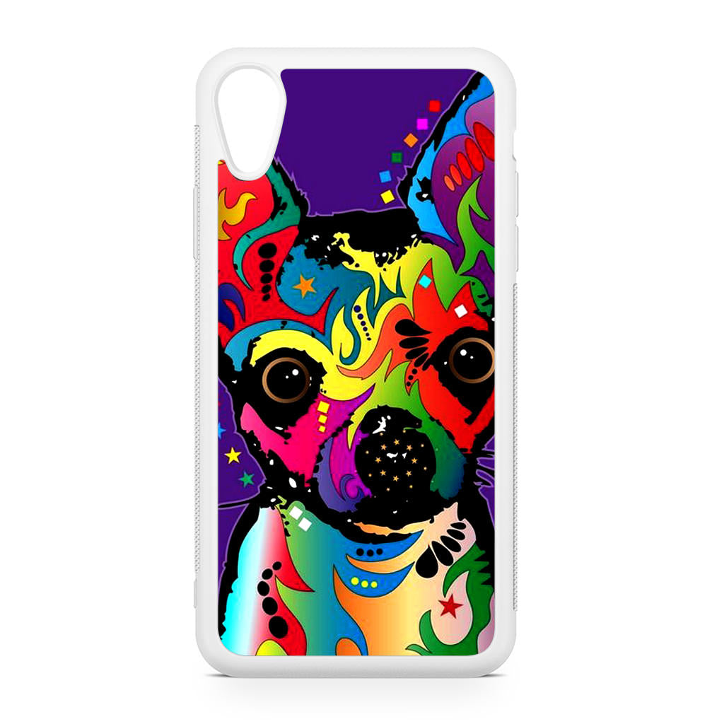 Colorful Chihuahua iPhone XR Case