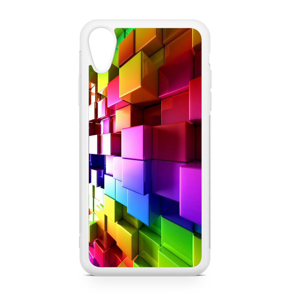 Colorful Cubes iPhone XR Case