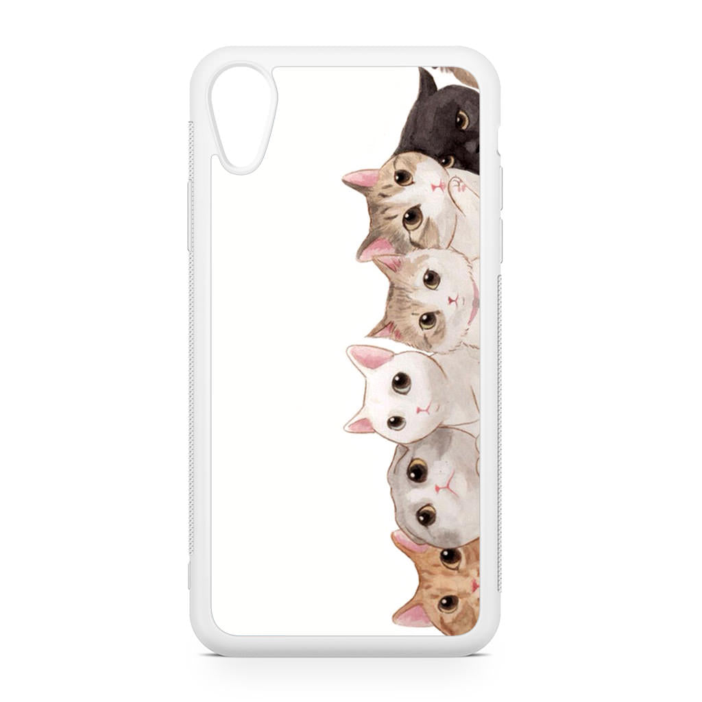 Cute Cats Vertical iPhone XR Case