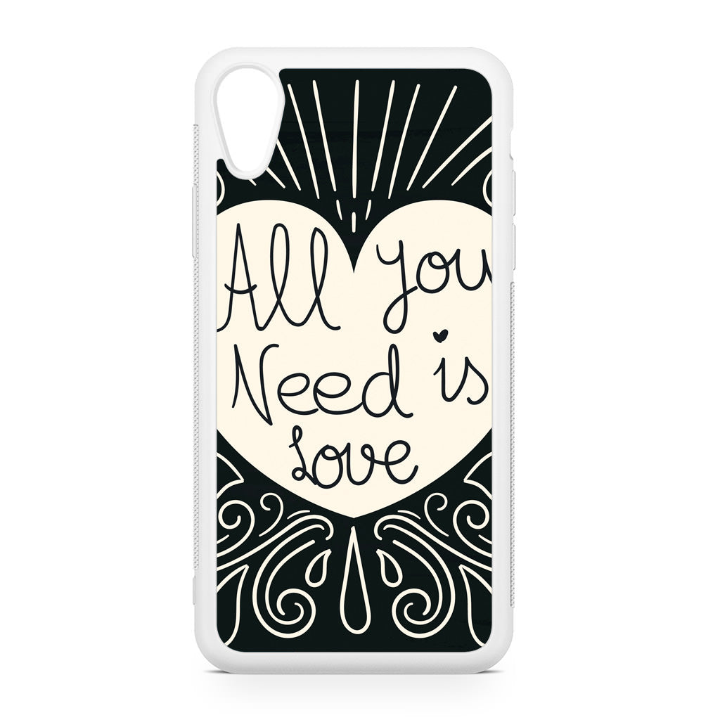 Drawn Love iPhone XR Case