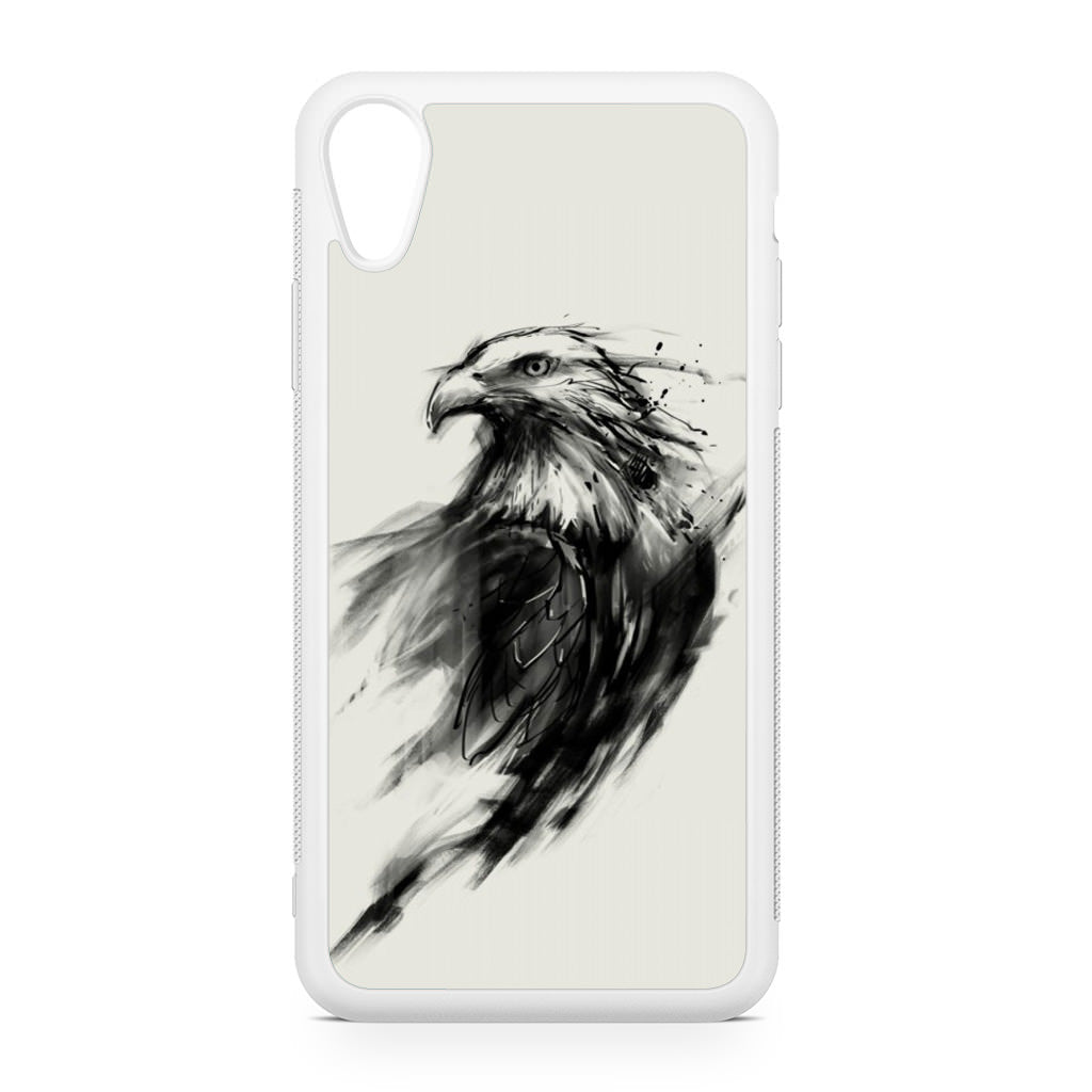 Eagle Art Black Ink iPhone XR Case