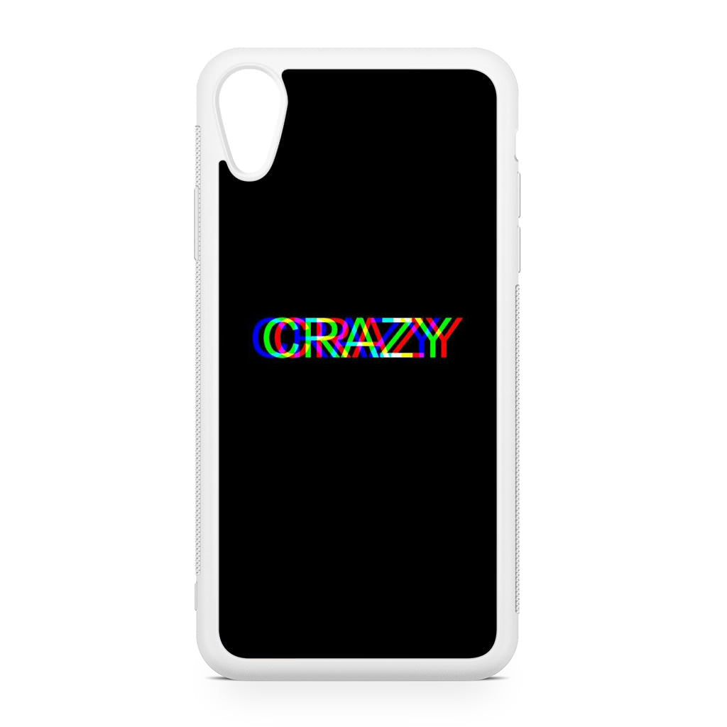 Glitch Crazy iPhone XR Case