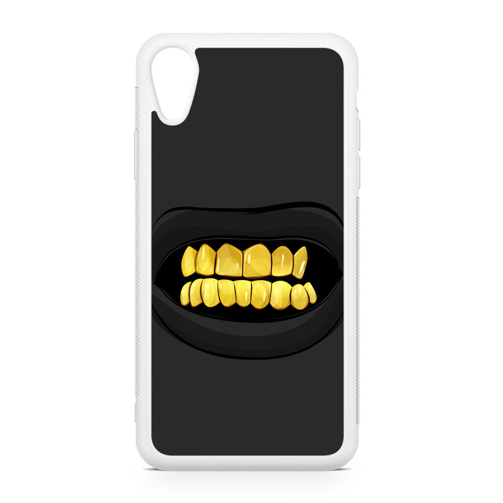 Gold Grillz iPhone XR Case