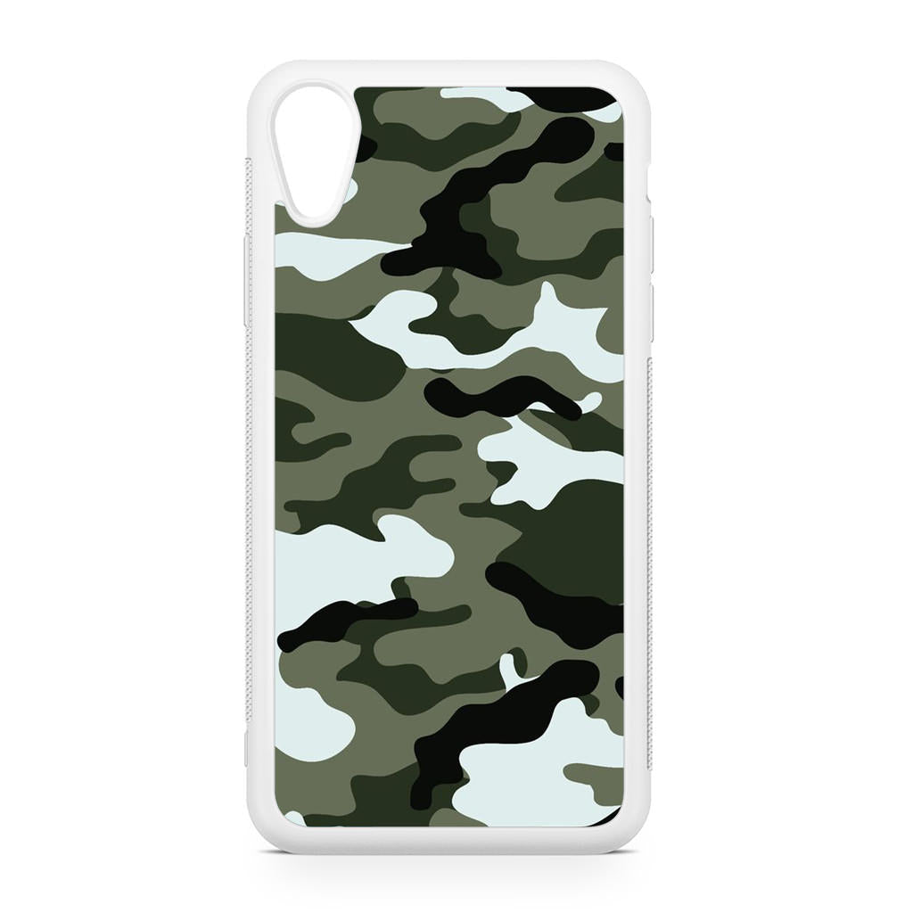 Military Green Camo iPhone XR Case