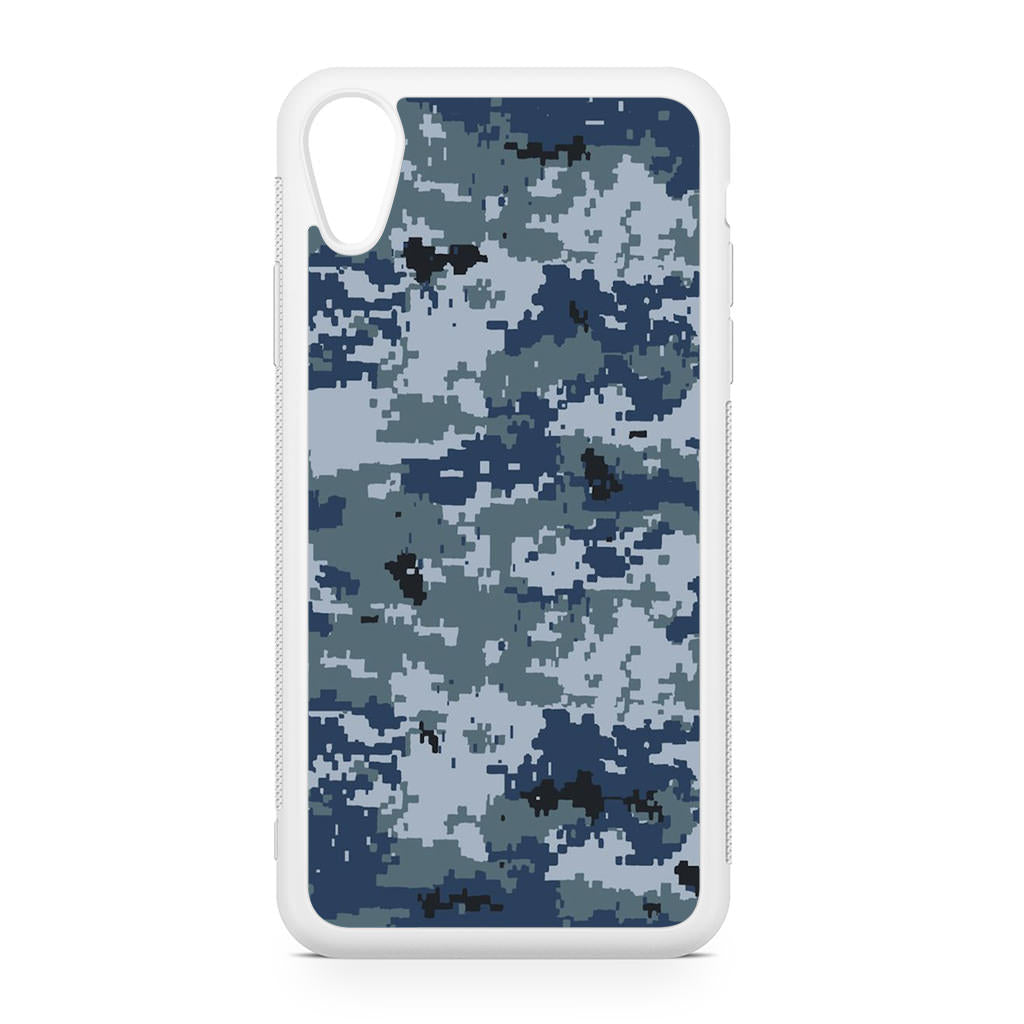 Navy Camo iPhone XR Case