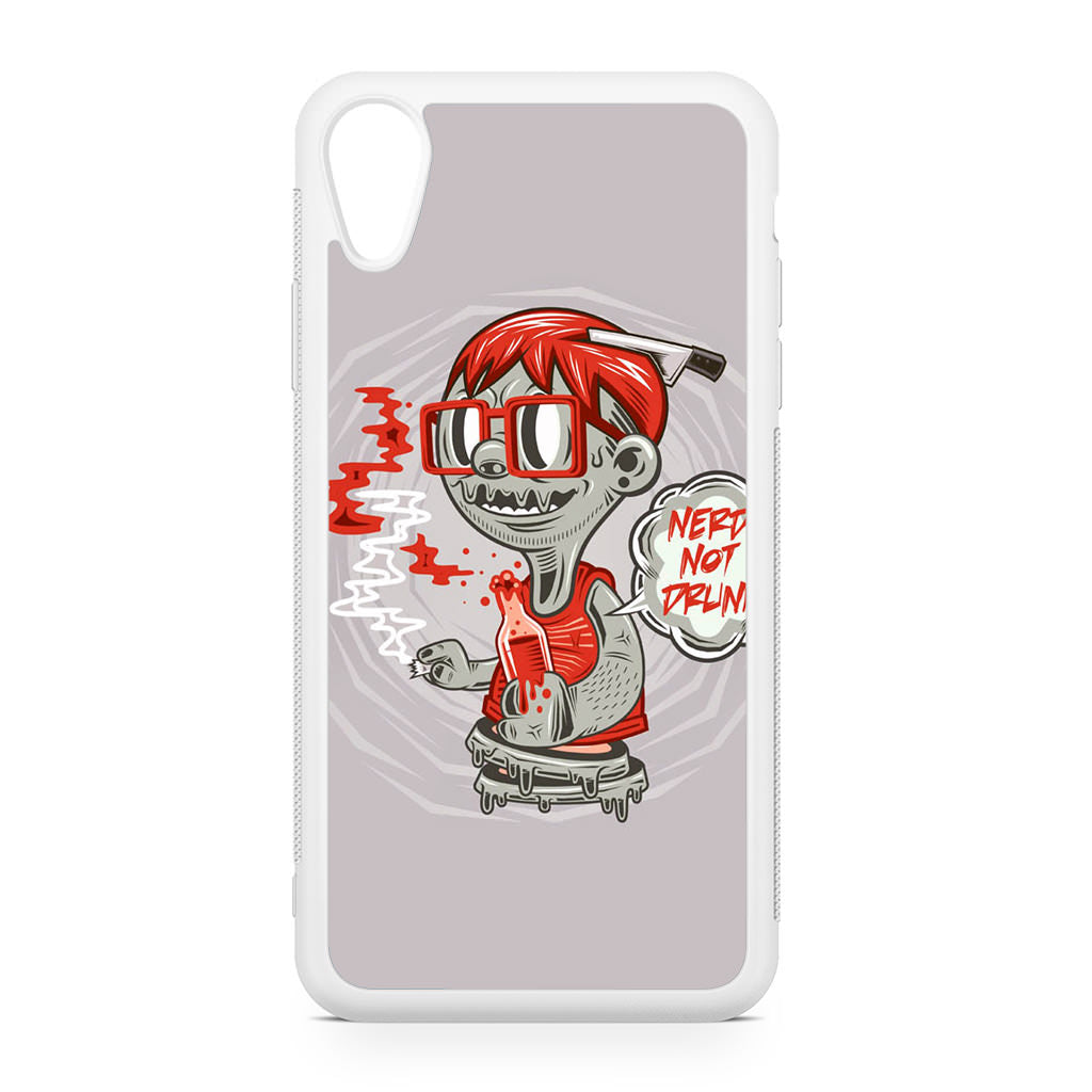 Nerd Not Drunk Zombie iPhone XR Case