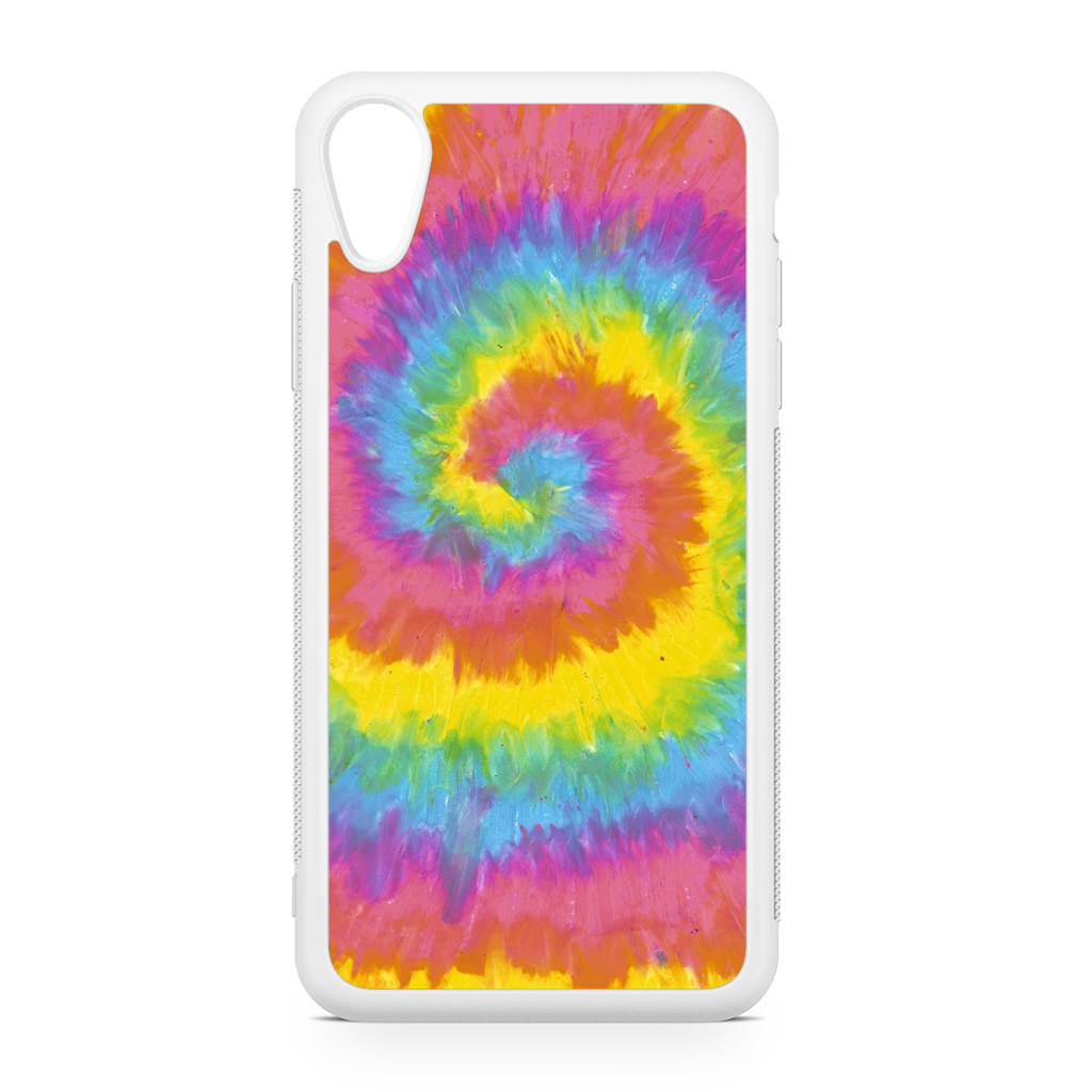 Pastel Rainbow Tie Dye iPhone XR Case