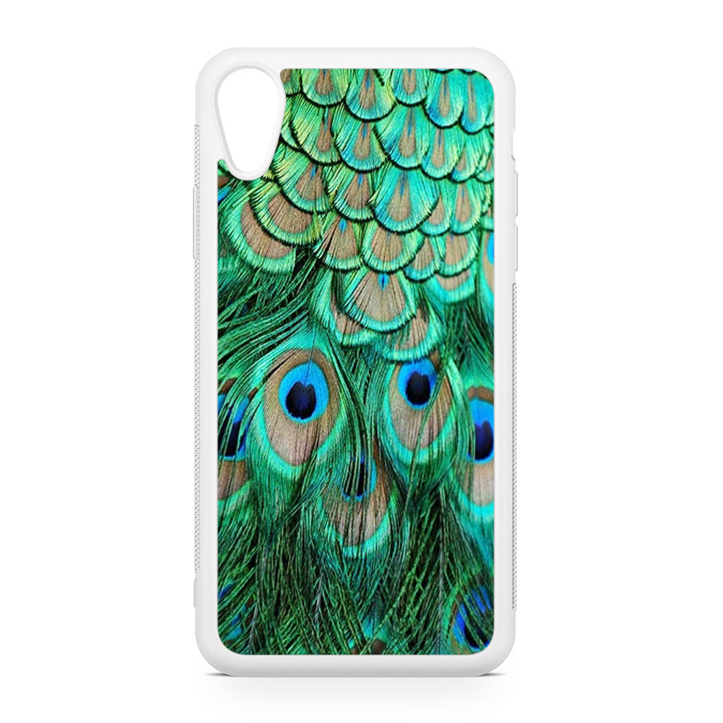 Peacock Feather iPhone XR Case