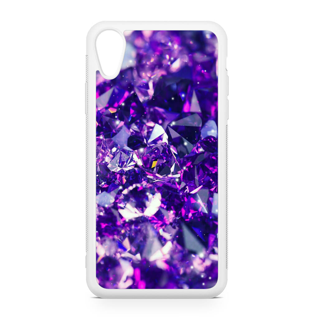 Purple Crystal iPhone XR Case