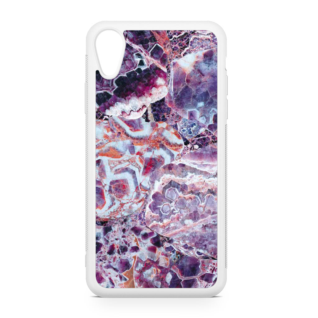 Purple Marble iPhone XR Case