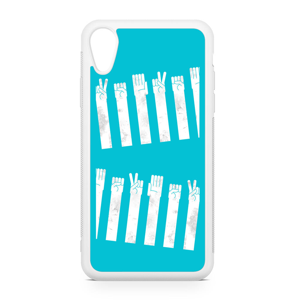 Rock Paper Scissors Zebra Crossing iPhone XR Case