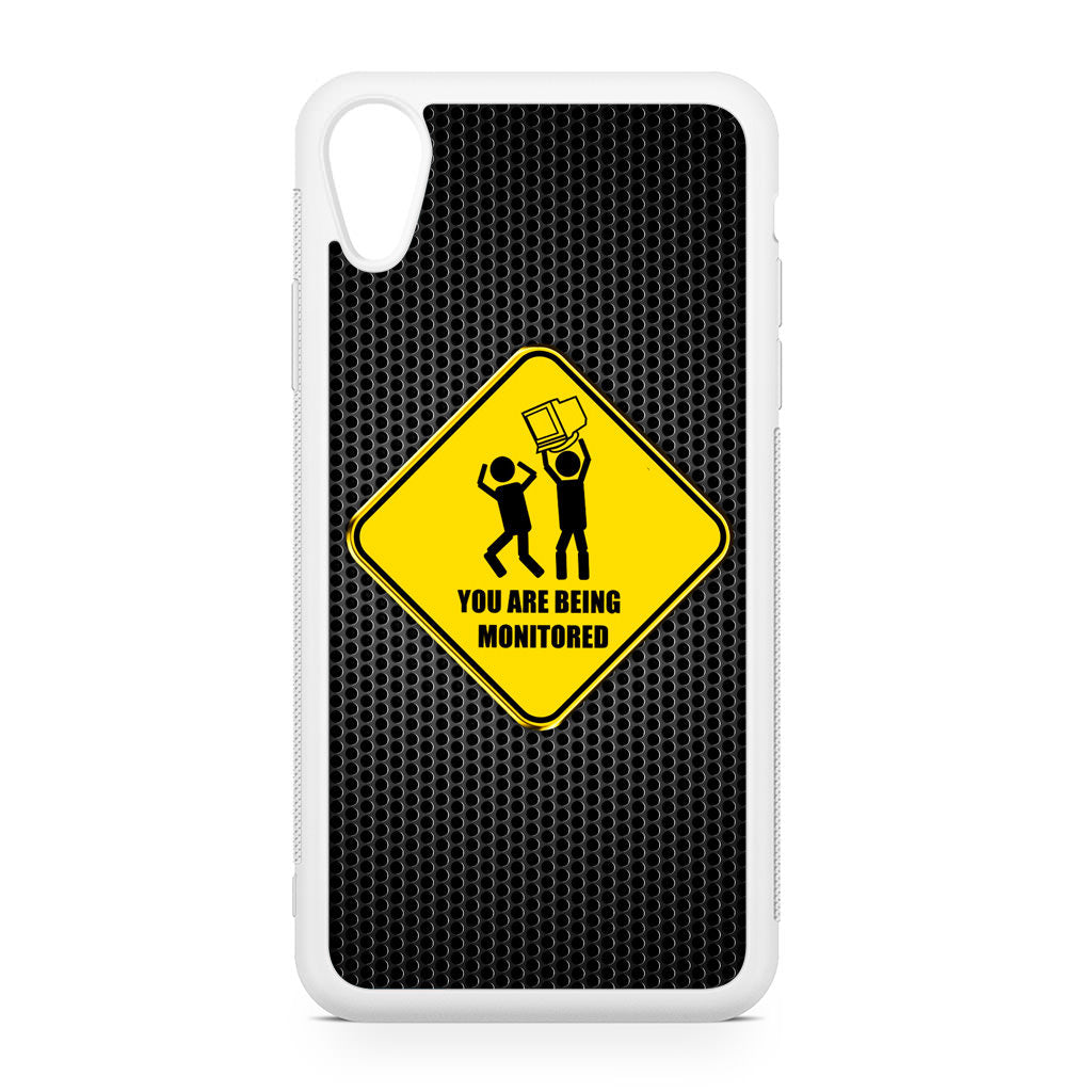 You Are Being Monitored iPhone XR Case