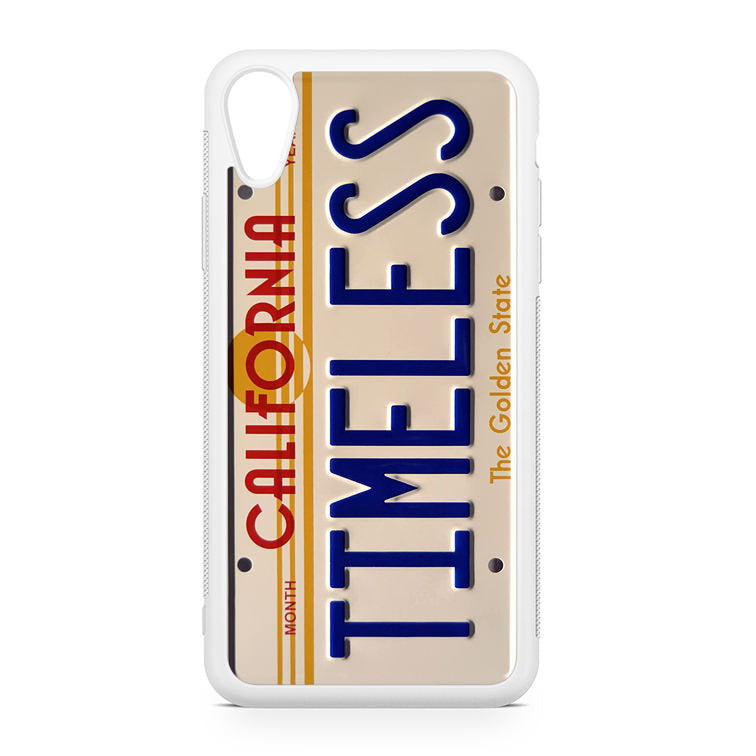 Back to the Future License Plate Timeless iPhone XR Case