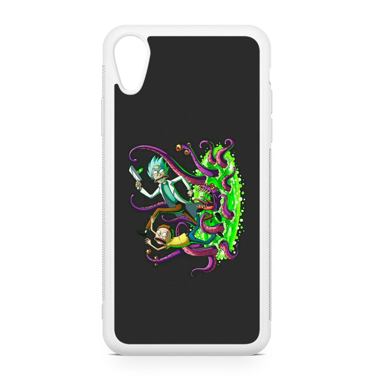 Rick And Morty Pass Through The Portal iPhone XR Case