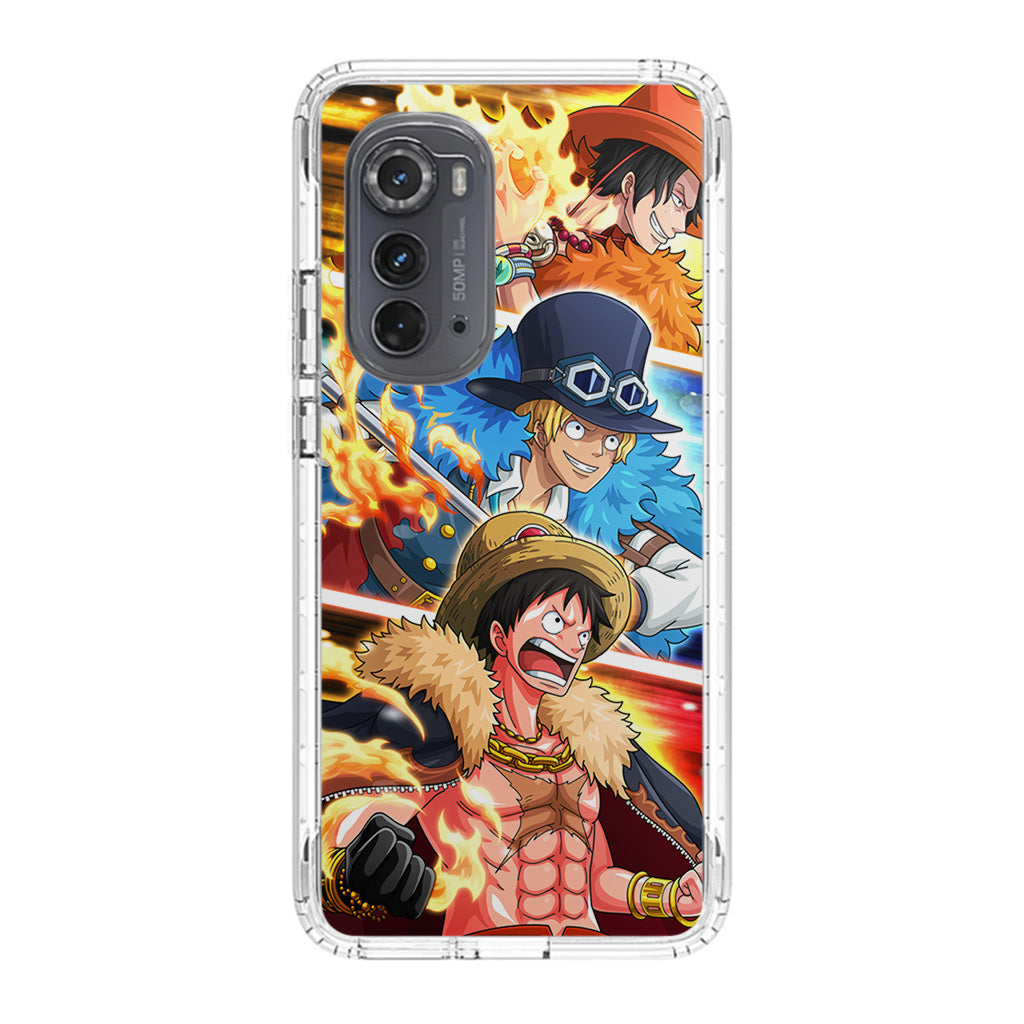 Ace Sabo Luffy Motorola Edge 2022 Case