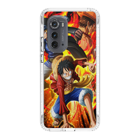 Ace Sabo Luffy Brotherhood Motorola Edge 2022 Case