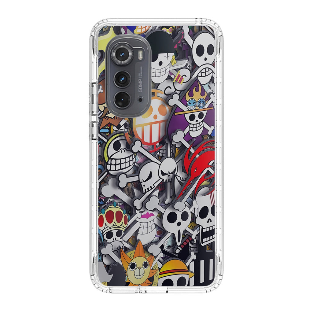 All Pirate Symbols One Piece Motorola Edge 2022 Case