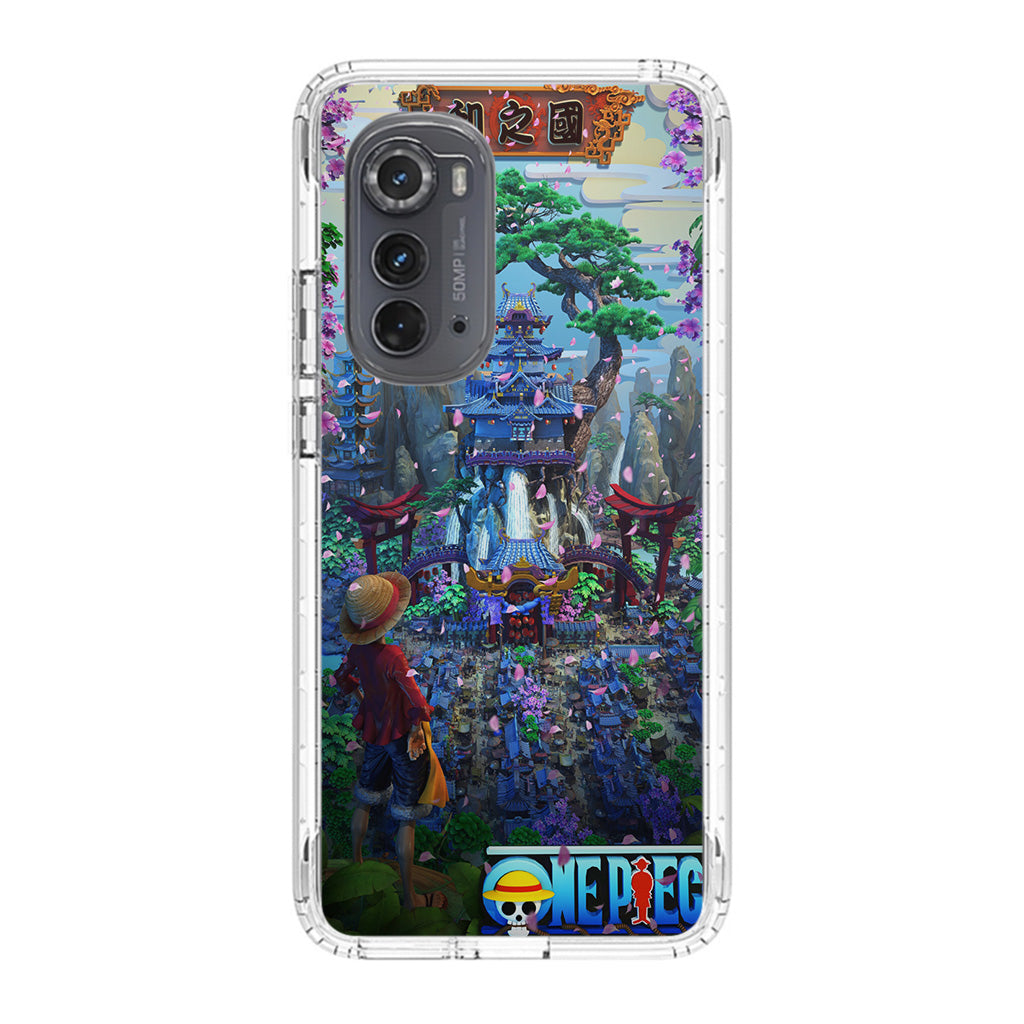 Flower Capital of Wano One Piece Motorola Edge 2022 Case