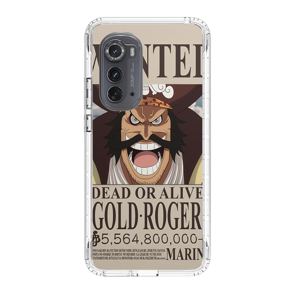 Gold Roger Bounty Motorola Edge 2022 Case