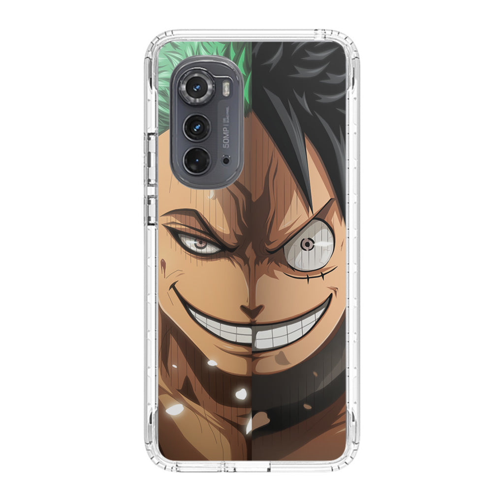 Luffy And Zoro Half Smile Motorola Edge 2022 Case