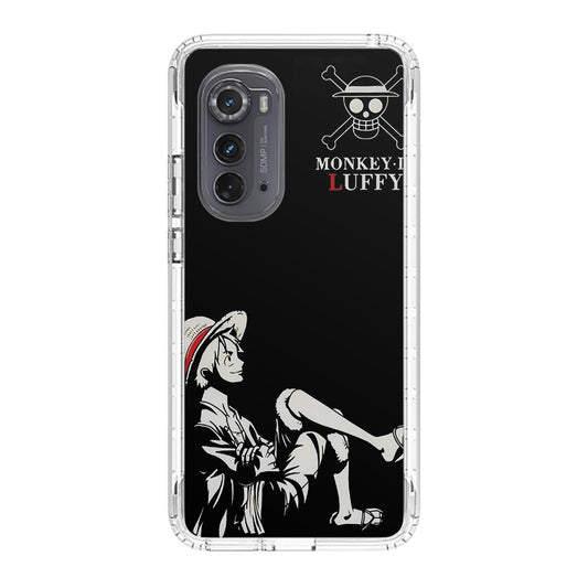 Monkey D Luffy Black And White Motorola Edge 2022 Case