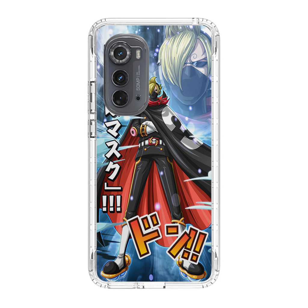 Stealth Black Sanji Motorola Edge 2022 Case