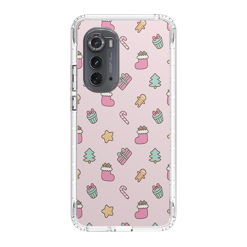 About Chrismas Pattern Motorola Edge 2022 Case