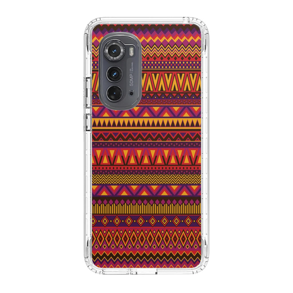 African Aztec Pattern Motorola Edge 2022 Case