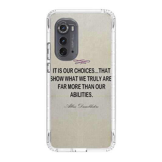 Albus Dumbledore Quote Motorola Edge 2022 Case