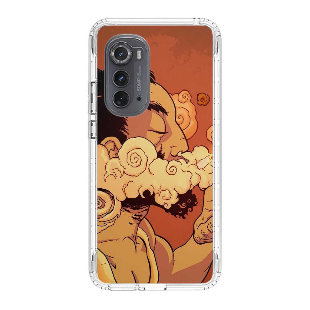 Artistic Psychedelic Smoke Motorola Edge 2022 Case