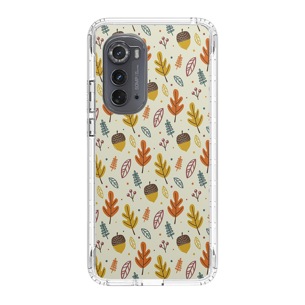 Autumn Things Pattern Motorola Edge 2022 Case