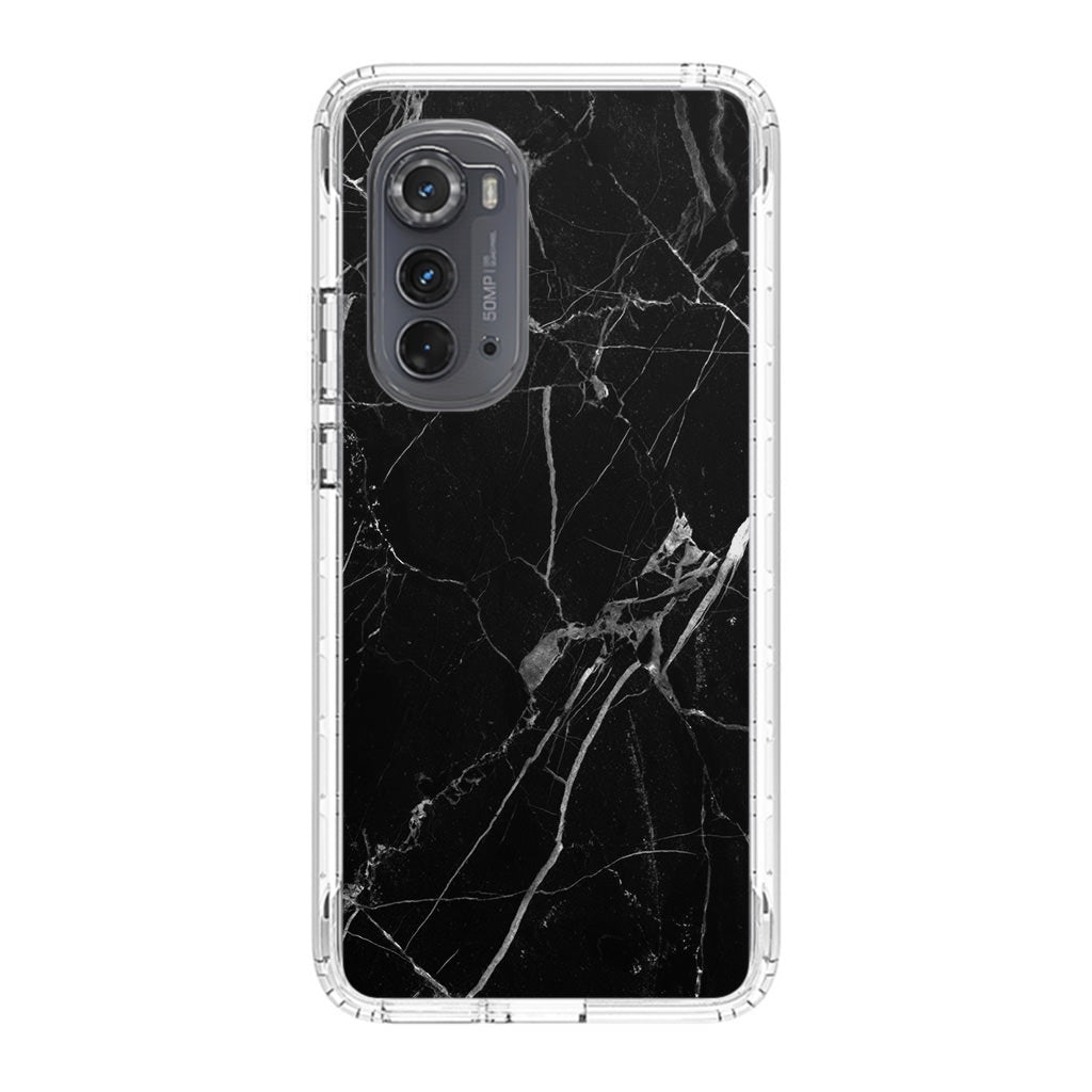 Black Marble Motorola Edge 2022 Case