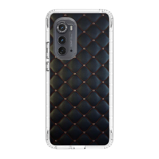 Black Royal Pattern Motorola Edge 2022 Case