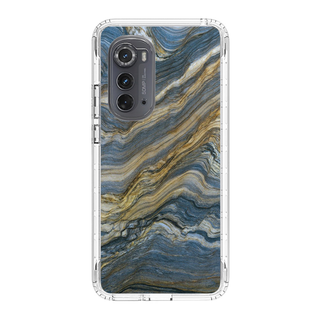 Blue Wave Marble Motorola Edge 2022 Case