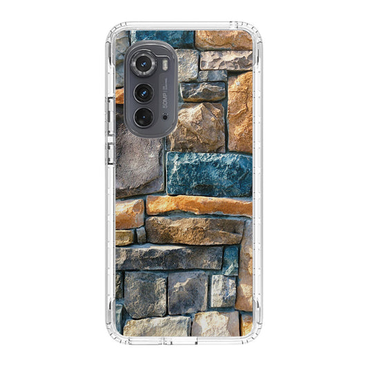 Colored Stone Piles Motorola Edge 2022 Case