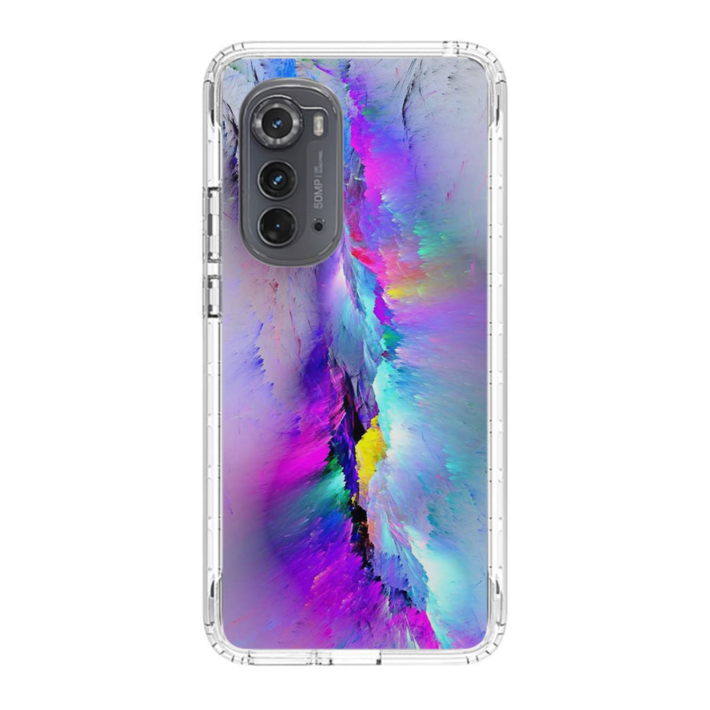 Colorful Abstract Smudges Motorola Edge 2022 Case