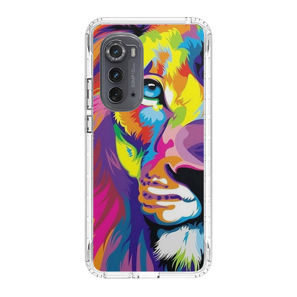 Colorful Lion Motorola Edge 2022 Case