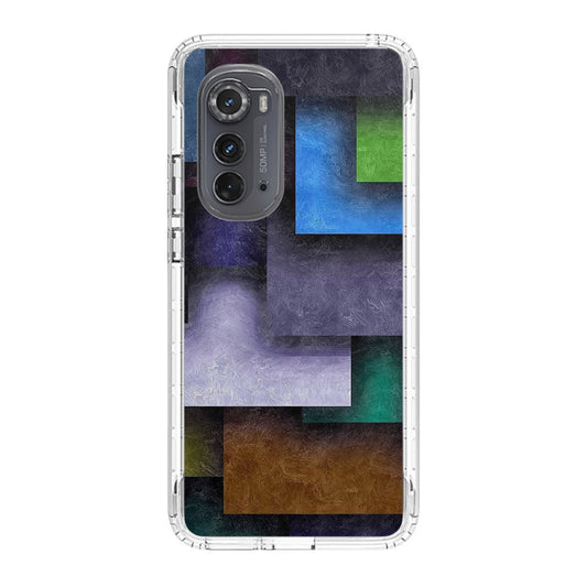 Colorful Rectangel Art Motorola Edge 2022 Case