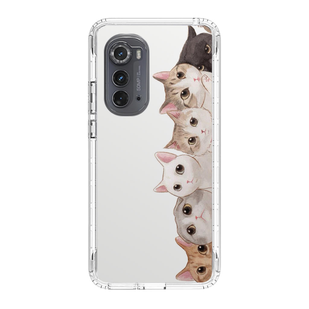 Cute Cats Vertical Motorola Edge 2022 Case