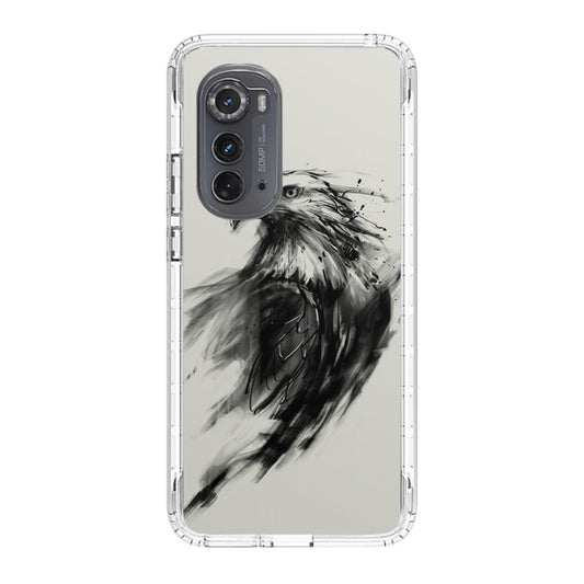 Eagle Art Black Ink Motorola Edge 2022 Case